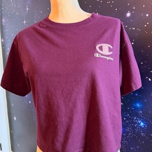 Champion Purple Logo T-Shirt
